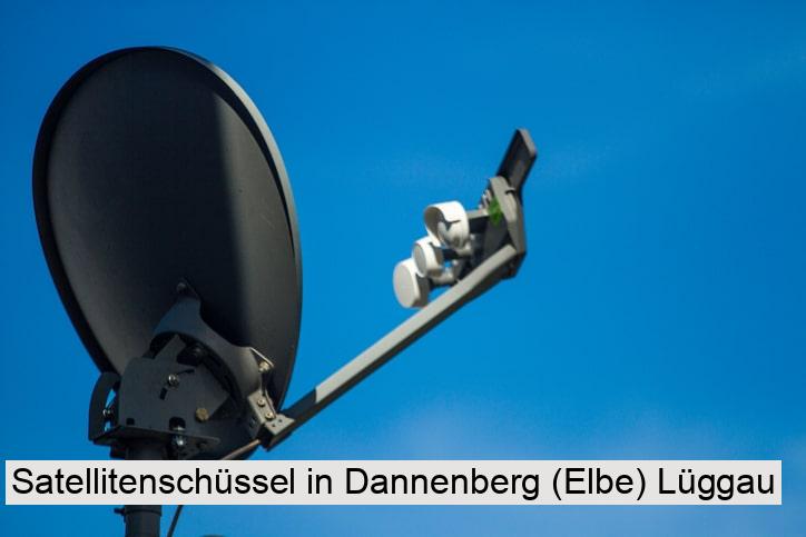 Satellitenschüssel in Dannenberg (Elbe) Lüggau